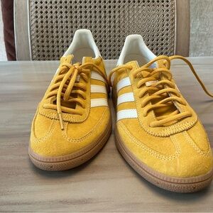 Adidas Men's Mustard Yellow Spezial Sneakers